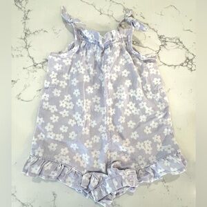 Purple Flower Little Co. by Lauren Conrad romper size 9 months